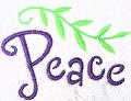 Thumbnail of Peace towel Happy Inspirational towel Great gift