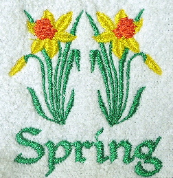 Thumbnail of Spring Daffodils Seasonal towel Great gift