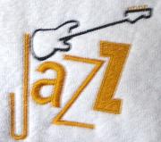 Thumbnail of Jazz Guitar Music Towel Musical Bath Decor