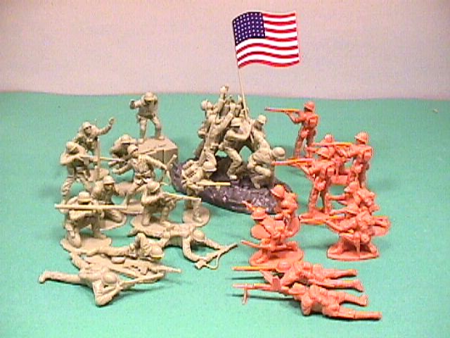 Thumbnail of BMC Iwo Jima  Marines & Japanese Plastic Soldiers Set #2