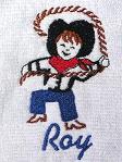 Thumbnail of Cowboy towel Western Rodeo roping personalized