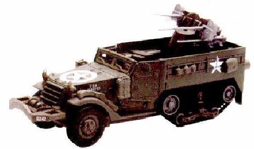 Thumbnail of New Ray 1/32nd World War II U.S. Army M3A3 (AAA) Half Track Model Kit