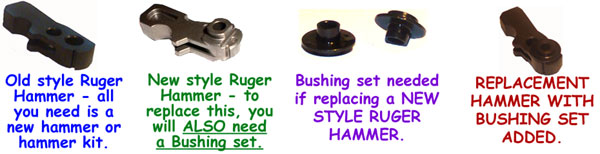 Thumbnail of a) B-43 Bushings for NEW STYLE hammers.