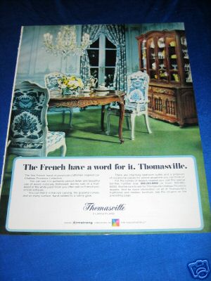 Buy Thomasville Furniture - Thomasville Furniture - French Provincal Style - 1972 Ad
