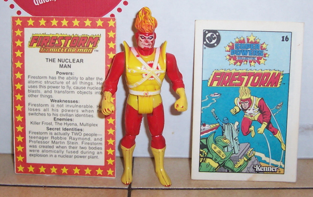 Thumbnail of KENNER SUPER POWERS FIRESTORM action Figure w/ MINI COMIC & CARD Vintage 80's