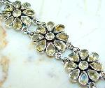 Citrine bracelet 105 CT real gemstone jewelry silver