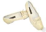 HABAND SALON STUDIO LEATHER SHOES PUMPS 9 W IVORY :  loafers comfortable salon studio haband