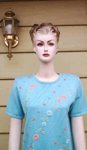 Sweater Petite - Alfred Dunner Petite S Short Sleeves Sweater Top