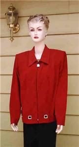 Positive Attitude size 18 red blazer jacket NWOT Positive Attitude size 18 red blazer jacket NWOT