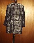 SALVATORE FERRAGAMO BROCADE BLAZER 12P :  women blazer wardrobe festive