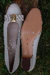 Ferragamo Lillaz Off White Shoes 10 AA new without box :  loafers 10 aa ferragam italy