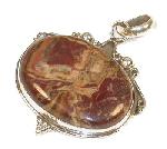 Picture Jasper Pendant Sterling Silver from classiquetreasures.org