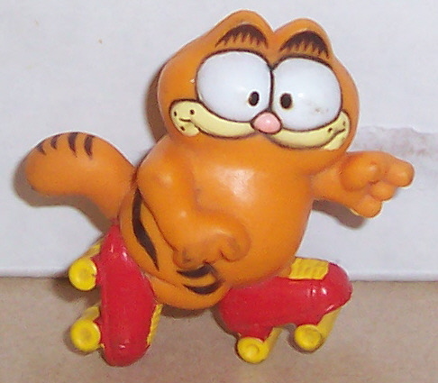 Thumbnail of Garfield PVC figure Roller Skating Vintage 80's