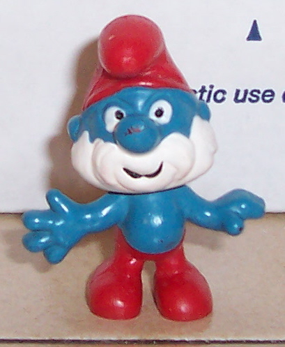 Thumbnail of PAPA SMURF PVC figure PEYO SMURFS Schleich Vintage 80's