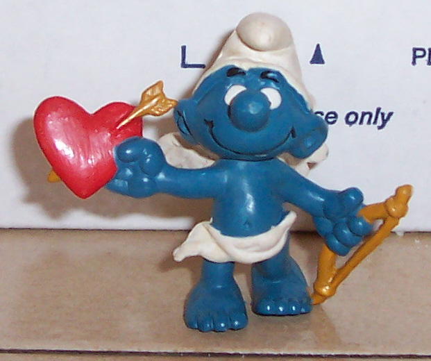 Thumbnail of SMURF As CUPID PVC figure #2 PEYO SMURFS Vintage 80's