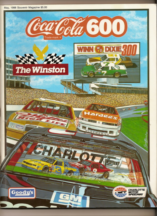 Thumbnail of 1988 Coca Cola 600 Program Nascar Darrell Waltrip Win