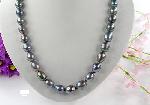 Black Peacock pearl necklace freshwater pearls jewelry from classiquetreasures.org