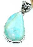 Aqua moonstone pendant 925 sterling silver jewelry :  gemstones jewellery aqua blue pendant