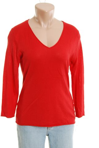 Rafaella Silk Red Shirt Top S Petite NWT :  new petite apparel petite classic treasures