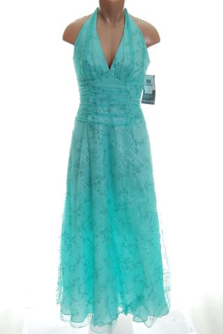 Blue Evening Dress on Blondie Nites Aqua Blue Dress 11 Evening Gown New Bernell   Stylehive
