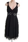 Donna Morgan Black Dress 8 new Evening NWT :  black dress little black dress fall classics