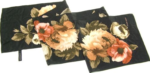 Ellen Tracy Silk Scarf Floral Vintage : floral silk wraps scaeves silk scarf floral pure silk
