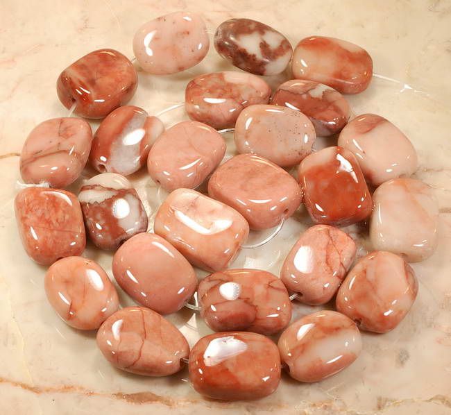 Red Jasper Gemstone Bead Nuggets 15.5'' Strand Red Jasper Gemstone Bead Nuggets 15.5'' Strand