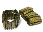 Abalone Shell Bracelet Brown Tahiti Stretchy jewelry pearl :  pearl bronze pearl brown shell shel