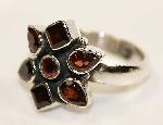 Garnet Gemstone Ring 8.75 Sterling Silver jewelry