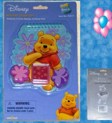 Disney Winnie the Pooh Notepad Stamp Set from classiquetreasures.org