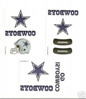 Temporary Tattoos - Sport / Spirit Tattoos - Dallas Cowboys Official NFL 