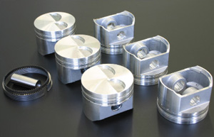 Nissan l28 forged pistons #6