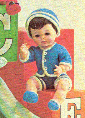 Knitted doll and crochet blanket set | Flickr - Photo Sharing!