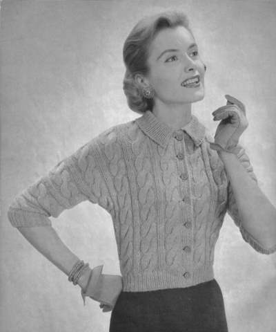 Vintage Shops on Vintage Crochet Patterns   Ladies Clothing   Accessories   1950s