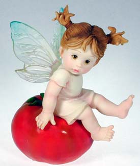Kitchen Fairy Tomato Pixie Santiago Enesco Fairies nib :  fairy kitchen pixie tomato fairy kitchen fairy