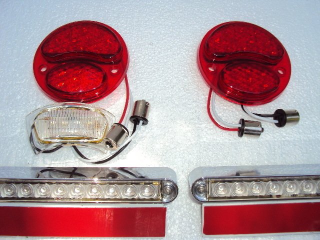 Turn Signal Flasher >> 1928-1931 Ford 6 Volt Model A LED Turn Signal Kit Tail Lights 1929 1930 Red Clic Turn Signal Flasher >> 1928-1931 Ford 6 Volt Model A LED Turn Signal Kit Tail Lights 1929 1930 Red Clic
