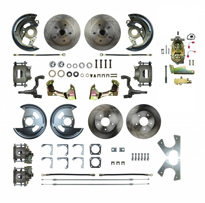 4 Wheel NON Power Disc Brake Conversion Kit OEM