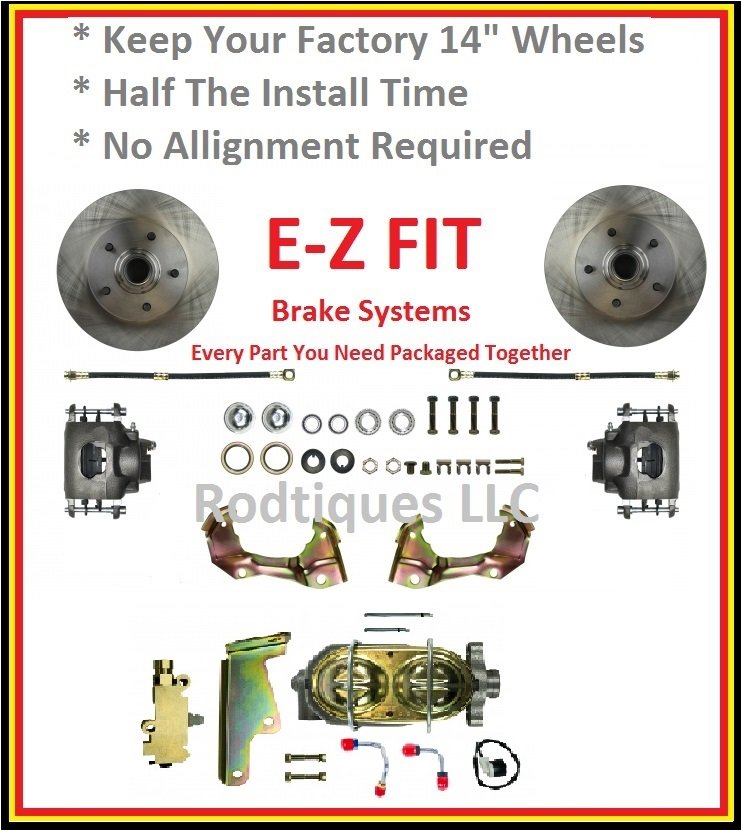 FSC 19581964 14'' Front Wheel EZ Fit Disc Brake Conversion Kit