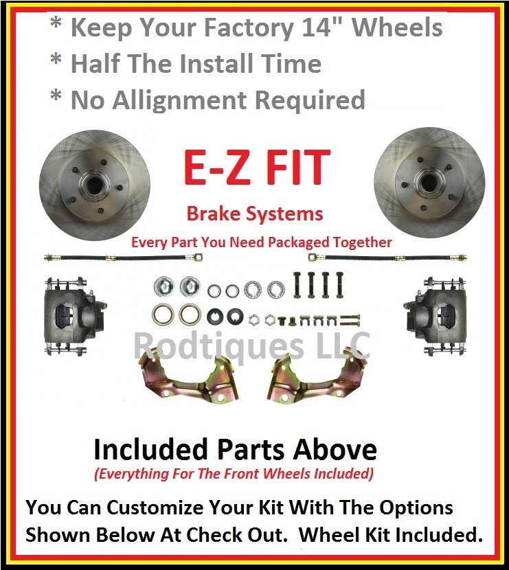 Afx 14 Front Wheel Ez Fit Disc Brake Conversion Kit