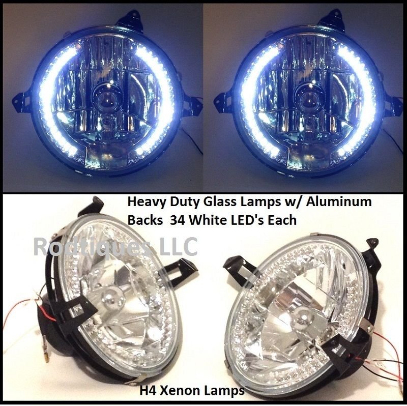 Ford 1937-1939 Standard High Performance Headlight Upgrade Kit w/ LED