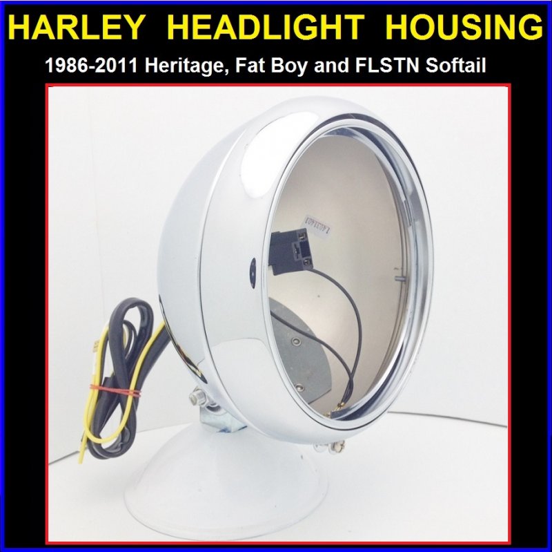7'' HARLEY DAVIDSON Chrome Headlight Housing