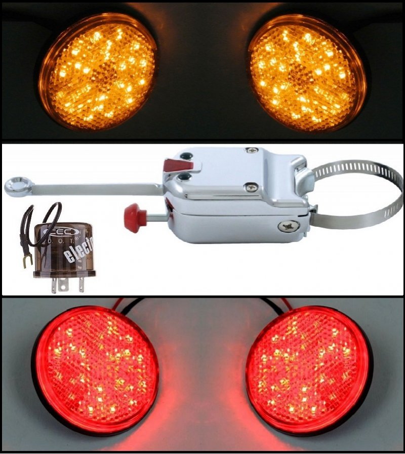 12 Volt LED Turn Signal Kit Park Tail Turn Functions