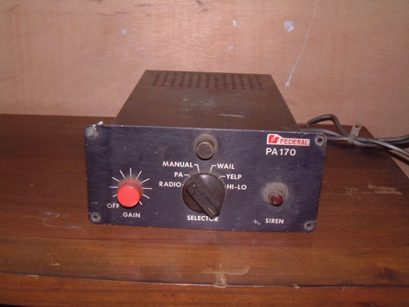 vintage siren