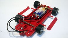 Hobby slot racing chassis
