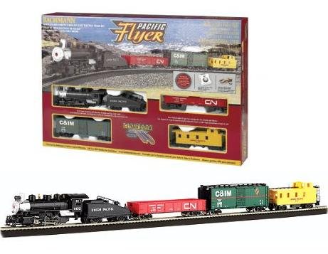 Image 0 of Bachmann Pacific Flyer HO Train Set