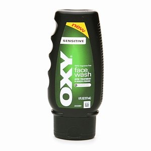 Oxy face wash for sensitive skin acne treatment 6oz