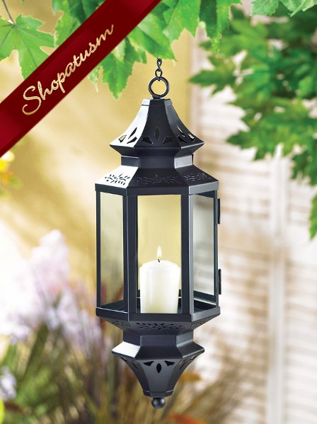 Thumbnail of 30 Black Moroccan Candle Lanterns Hanging Pendant Lamps