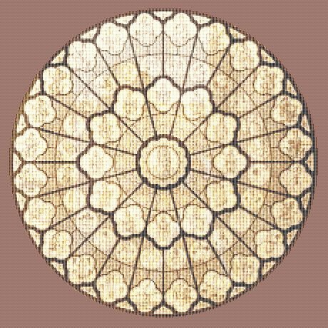 CATHEDRAL ROSE WINDOW AFGHAN PATTERN ? CROCHET, SEWING ...