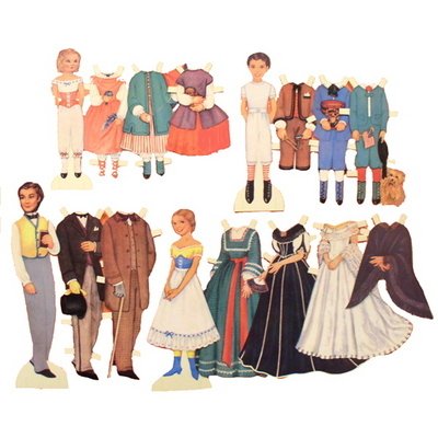 civil war paper dolls