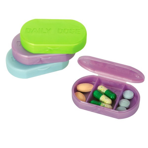 Apothecary Products Pill Organizers PocketThin Daily Dose Pill Box